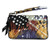 Vera Bradley RFID Grab  and  Go Wristlet in Painted Feathers