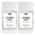 Edens Garden Cedarwood Spruce Natural Deodorant Aluminum  and  Baking Soda Free  For Normal  and  Sensitive Skin  Made With Essential Oils Vegan For Men  and  Women 2.25 oz Value Pack