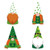 4PCs St Patricks Day Decorations Yard - Gnomes Yard Signs and Outdoor Lawn Decorations Leprechaun Shamrock Irish Saint Pattys Day Lawn Outdoor Decor with Stakes  B Set  4PCs