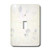 3dRose LLC lsp_101045_1 Picture of Gray White Marble Tiles Single Toggle Switch