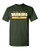 CreateMyTee   Wayne State Warriors Two Color T-Shirt   WSU Wayne State University Logo Apparel Mens Womens T-Shirt  Forest Green Large