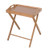 SANGDA Wood Tv Tray Dinner Table Flood Standing Folding Dining Table Wood Floor Standing Tray Table Portable Bamboo Folding Dining Table Snack Tea Stand Serving for Living Room Cafe