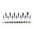 ABN | Torx Bit Sockets 13-Piece Torx Socket Set & Socket Organizer Socket Rack, Torx Socket 1/4, 3/8, 1/2 Inch Drive