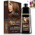 Natural Organic Permanent Brown Hair Dye Long Lasting Argan Oil Hair Dye Shampoo  Dark Brown