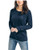 Nautica Womens Super Soft Crew Neck Sweater Navy Seas Medium