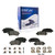 Detroit Axle - Front and Rear Ceramic Brake Pads w Hardware for 1998-2002 Subaru Forester  1999-2003 Impreza  2000-2002 Legacy 2000-2001 Outback - See Fitment