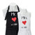 Mr. and Mrs. Aprons est. 2018 Gift Box Included - His and Her Wedding Gift, Bridal Shower or Engagement Gift, Newlyweds Couples, Funny Kitchen Cooking Bibs for Bride and Broom