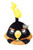 Rovio Angry Birds Space Potbellie Character Accent Pillow Black Bird