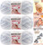 Bernat Softee Baby Yarn 3 Pack Bundle Includes 3 Patterns DK Light Worsted ( Blue Flannel ) 31129