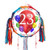 23RD Birthday Balloon Blast Pull Pinata  Each  by Partypro