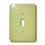 3dRose lsp_44219_1 Moss Green Polka Dot Pattern Toggle Switch