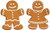 Beistle 10-Pack Mini Gingerbread Cutouts for Parties, 5-Inch