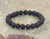 8mm Volcanic Lava Stacking Bracelet Mens Volcanic Yoga Wrist Mala Beads Root Chakra Jewelry Healing Protection - Strength - Grounding