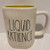 Rae Dunn LIQUID PATIENCE Mug Yellow interior - Ceramic