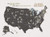 State HighPoints Map State High Point Map US Map Poster Many Sizes