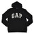 GAP Mens Fleece Arch Logo Pullover Hoodie  True Black XX-Large