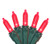 Northlight 100-Count Red LED Mini Christmas Lights - 33 ft Green Wire