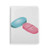 Health Care Products Pill Pattern Notebook Gum Cover Diary Soft Cover Journal