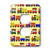 3dRose  lsp_25427_6 Cute Train Print Primary Colors Yellow Stripe Background 2 Plug Outlet Cover