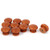 Aexit Kitchen Cabinet Cabinet Hardware Wood Wooden Pull Knob Grab Handle Brown Pulls 34x25mm 10pcs