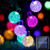 Solar Globe String Lights 20ft Outdoor Waterproof Solar Powered String Lights 30 Pcs LED Crystal Ball Christmas Globe Lights for Garden Yard Landscape Party and Wedding multicolor