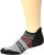 Smartwool PhD Run Light Elite Pattern Micro Socks  Charcoal  X-Large