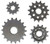 JT Sprockets JTF1298.17 17T Steel Front Sprocket