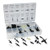 ATD Tools 39356 60-Piece Push-Pin Type Retainer Assortment