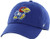47 NCAA Kansas Jayhawks Franchise Fitted Hat Royal Large