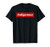 Native Indigenous Red Block Background with White Letters T-Shirt