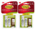 Command Picture Hanging Strips HLX1K, 4-Small, 8-Medium, 2 Pack