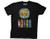 Ripple Junction Bobs Burgers Comic Art Stained Glass Adult T-Shirt XL Black