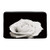 AMFD White Rose Bath Mat Blooming Rese Flower 3D Floral Black and White Art Modern Fashion Microfiber Memory Foam Bathroom Shower Mat Kitchen Rug 20x31 Inches