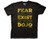 Ripple Junction Karate Kid Fear Does Not Exist in This Dojo Adult T-Shirt Large Black