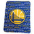 NBA Golden State Warriors Comfy Micro Raschel Throw Blanket