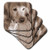 3dRose cst_10943_3 Golden Retriever by Angelandspot Ceramic Tile Coasters, Set of 4