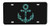 Custom Personalized Sea Life Anchor Vanity Plate Front License Auto Tag Car Accessories Nautical Anchor Design