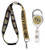 Bundle 2 Items  University of Central Florida UCF Knights 1 Lanyard with Safety Breakaway and 1 Premium Badge Reel