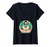 Womens Just a Plant Mama Growing Her Garden for Succulent Lovers V-Neck T-Shirt
