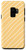 Galaxy S9 Cute Yellow Elegant White Lines Pattern Kawaii Geometric Case