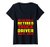 Womens Retired Truck Driver Incredible Trucker Retirement Gift V-Neck T-Shirt