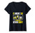 Womens Forklift Operator It Wasnt Us Forklift Driver V-Neck T-Shirt