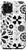 iPhone 11 Pro Black and White Abstract Floral Line Art Drawing Pattern Case
