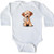 inktastic KiniArt Mini Long Sleeve Creeper 6 Months White - KiniArt 24ef0