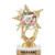 5.5 inch  Gold Glitter Mini Golf Trophies Custom Astral Star Mini Golf Trophy Award Prime