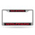NCAA Rico Industries Laser Cut Inlaid Standard Chrome License Plate Frame North Carolina State Wolfpack