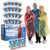Wealers Rain Poncho Bulk Family Pack Thick Disposable Ponchos for Adults Teens for Women Men Emergency Raincoat with Hood Strings  and  Sleeves for Theme Parks Camping Outdoors Multi Colors Waterproof