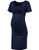 KIM S Maternity Dress for Baby Shower Navy XL