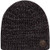 Hurley Mens Winter Hat - Loose Knit Marled Beanie Black