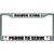Lplpol Aluminum License Plate Frame Proud to Serve Silver Star Chrome License Plate Frame - LPO5359 Car Licenses Plate Covers Holders for US Vehicles